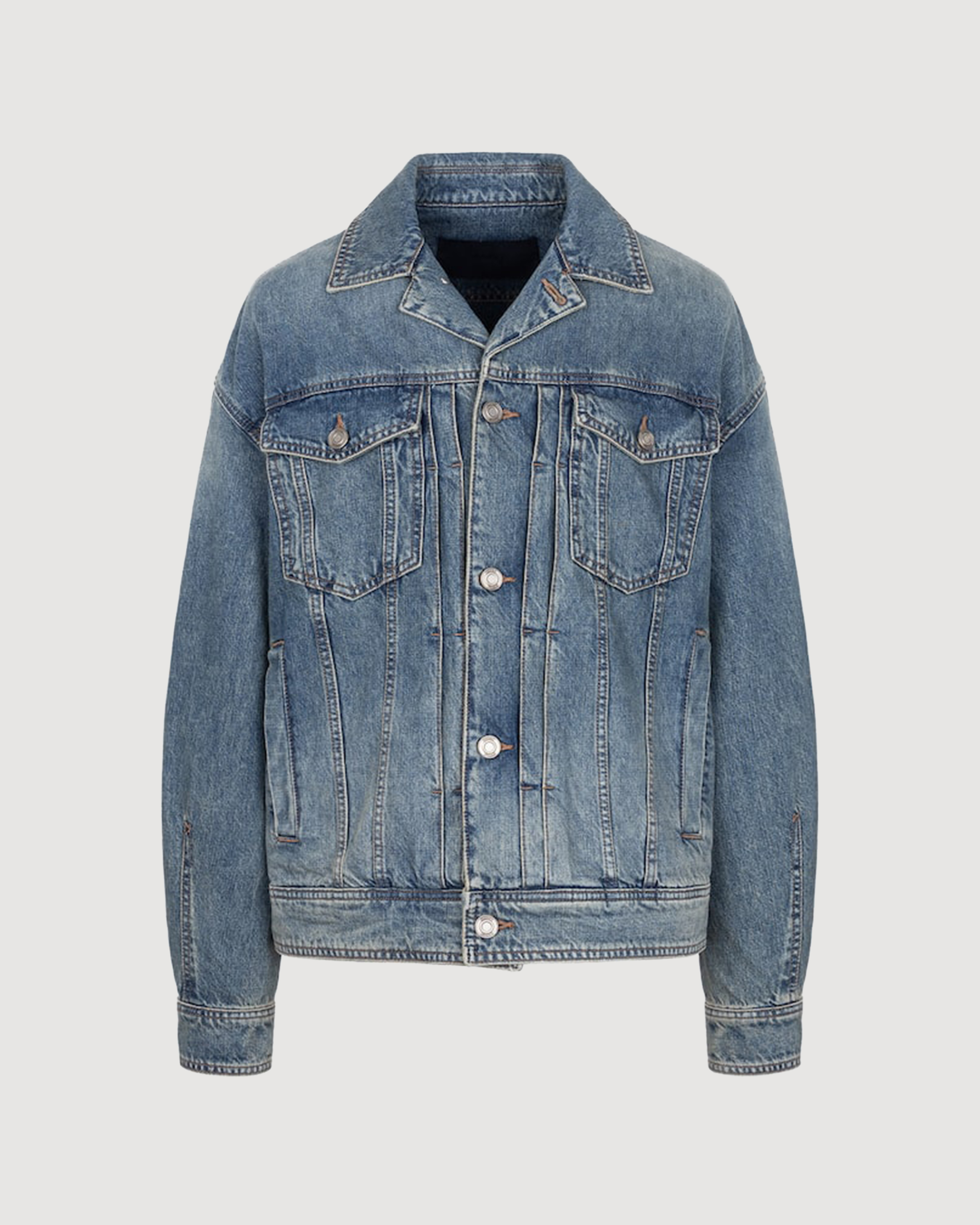 Denim trucker jacket